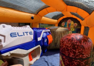 NERF inflatable shooting range